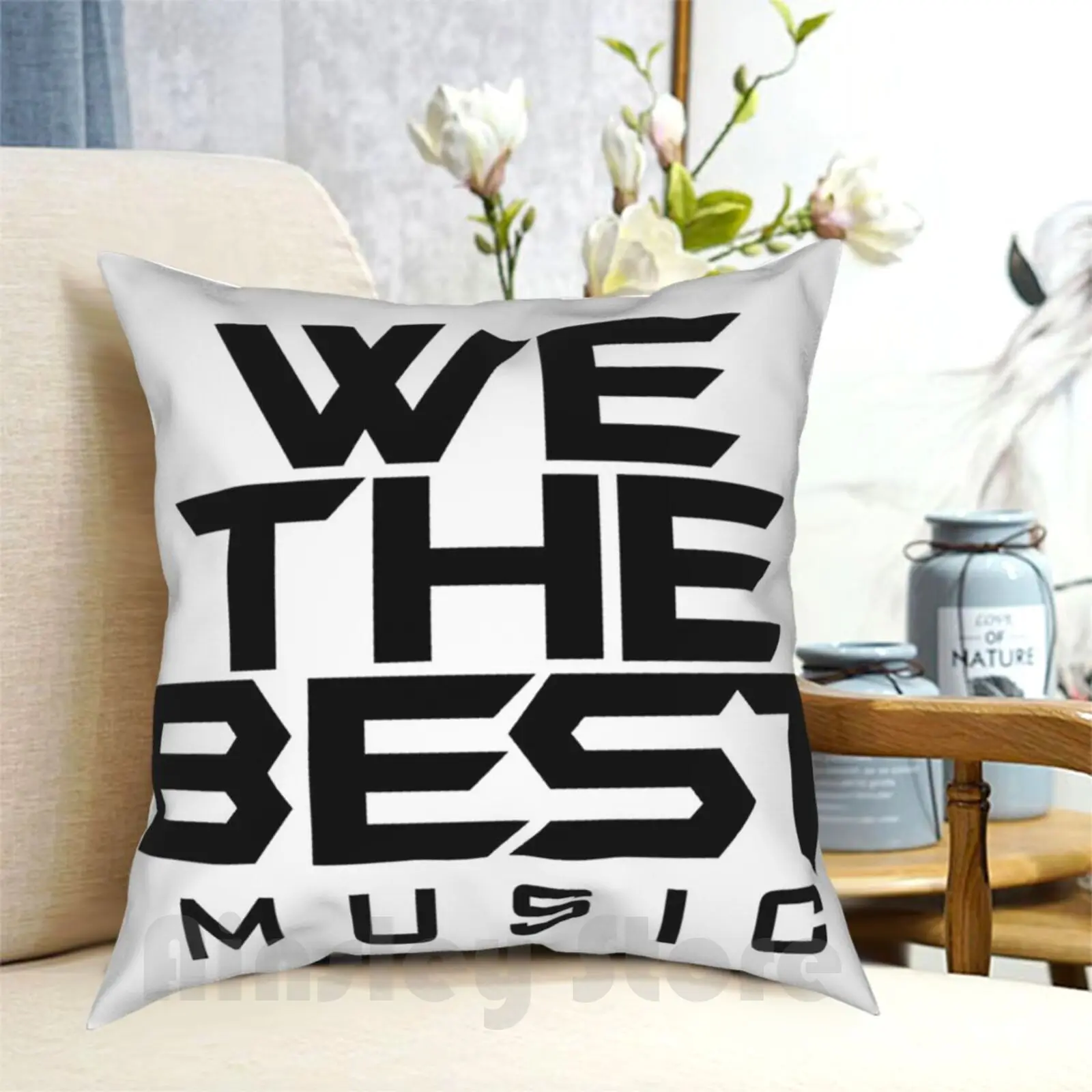 

We The Best Music Logo Pillow Case Printed Home Soft Throw Pillow Dj Khaled We The Best Major Key R B Hip Hop