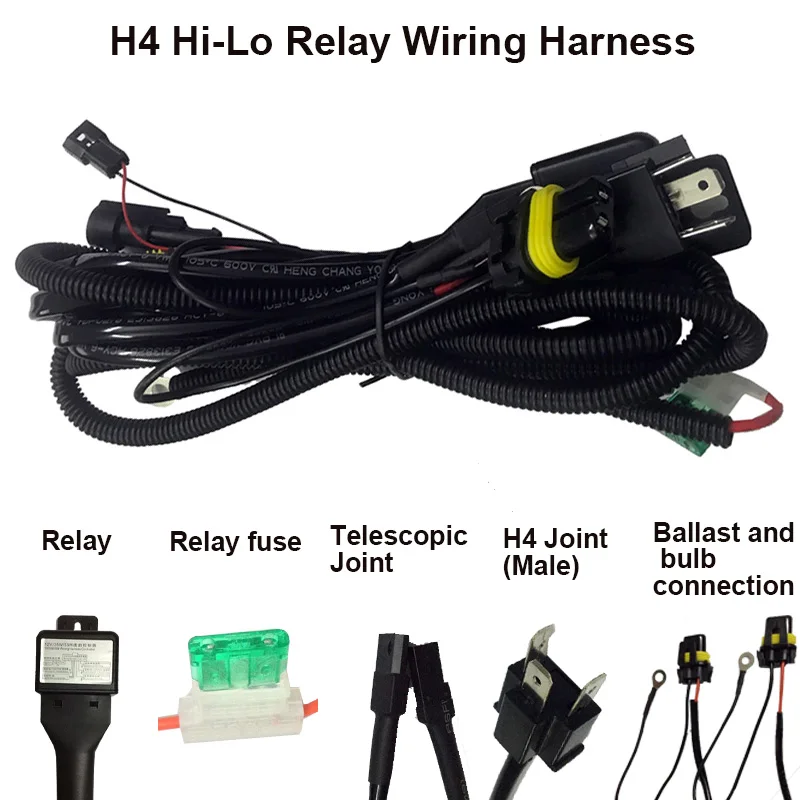Биксеноновая лампа H4 HID/дальний/ближний свет комплект h4 9007 9004 H13 35 Вт ксеноновая