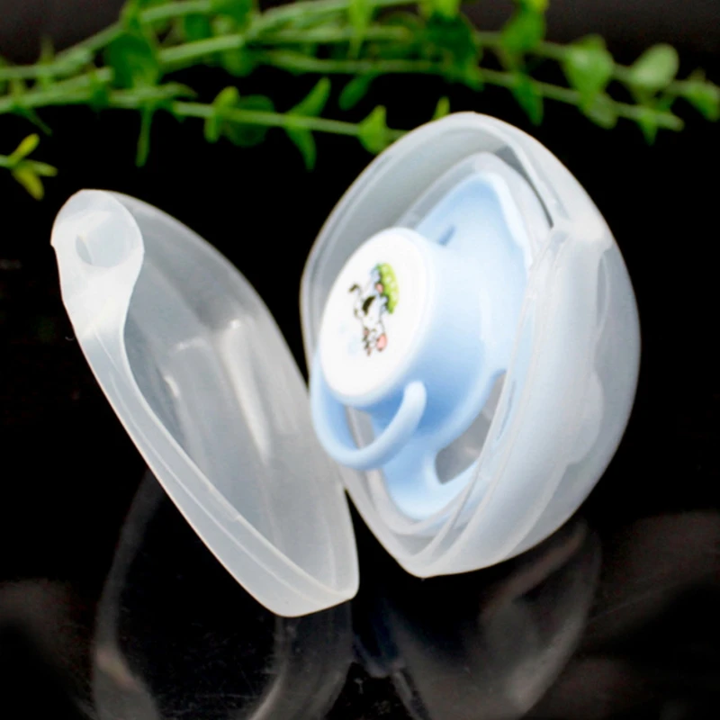 

Portable Baby Nipple Box Boy Girl Infant Pacifier Cradle Case Holder Soother Box
