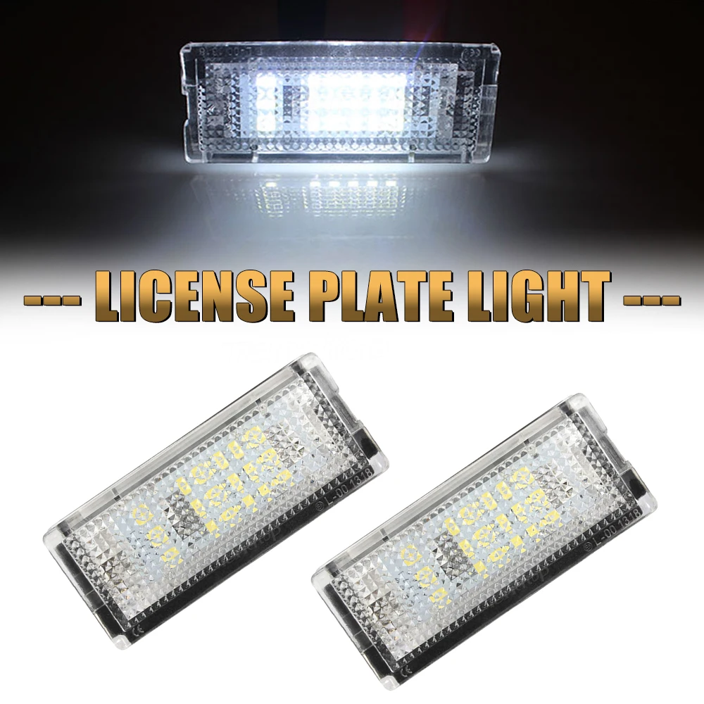 

For BMW 3 Series E46 323i 328i 325i 330i 325xi 330xi Sedan Wagon 1998-2003 LED Light Number License Plate Light Lamp Error Free