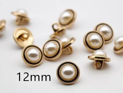 10 шт./партия металлические пуговицы Стразы для роскошного Кашемирового пальто