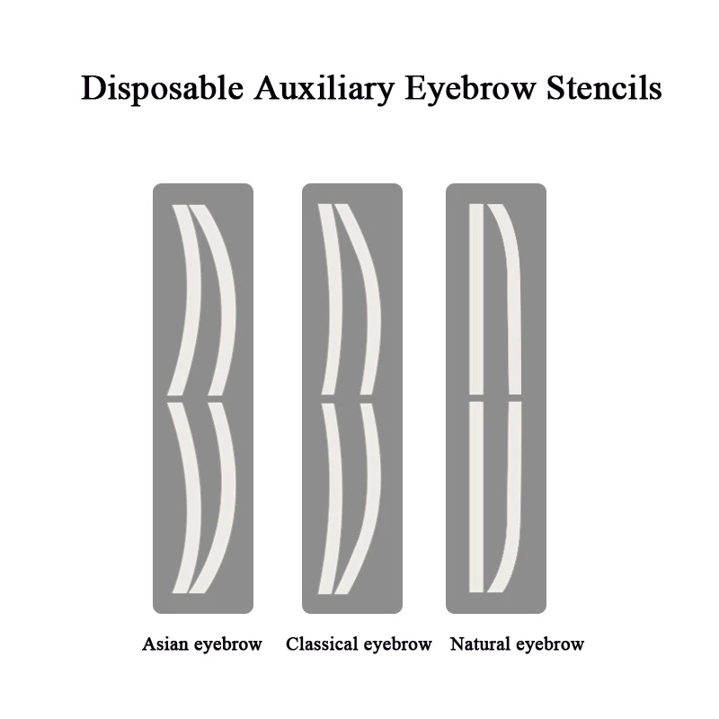 Принадлежности для перманентного макияжа одноразовая линейка стикер бровей