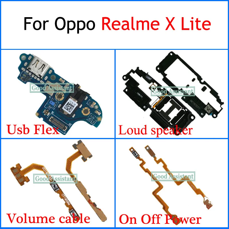 Высококачественный защитный чехол для Oppo Realme X Lite Usb гибкий кабель материнской