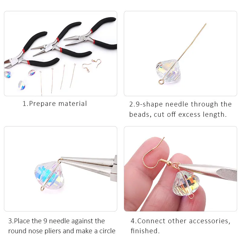50-100 Stücke Edelstahl Auge Kopf Pins 20 25 30 40 50mm Gold Original Farbe Eyepins Erkenntnisse für DIY Schmuck Machen Zubehör – Detail 4