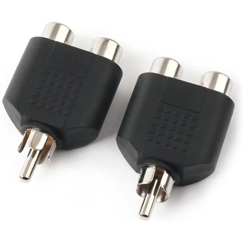 

RCA штекер к 2 RCA гнездовые аудио головки RCA M One-Two RCA F стерео соединение аудио адаптер