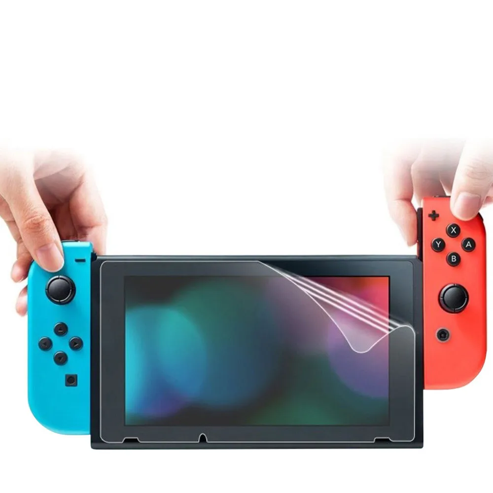 3 шт Ультра прозрачная ПЭТ пленка протектор экрана для nintendo Switch игра уменьшает