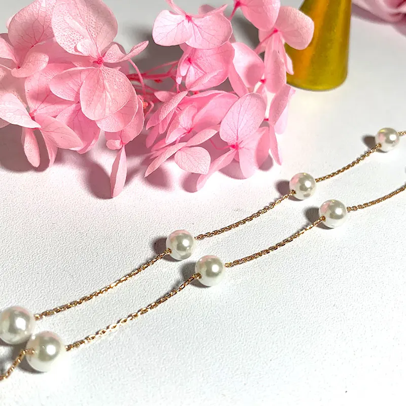 Женское свадебное ожерелье элегантное ювелирное изделие из стерлингового