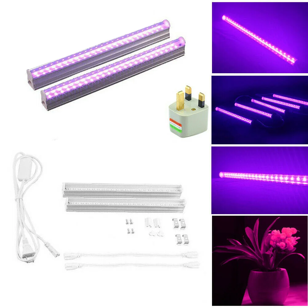 Светодиодный светильник для выращивания растений 2 шт. полный спектр