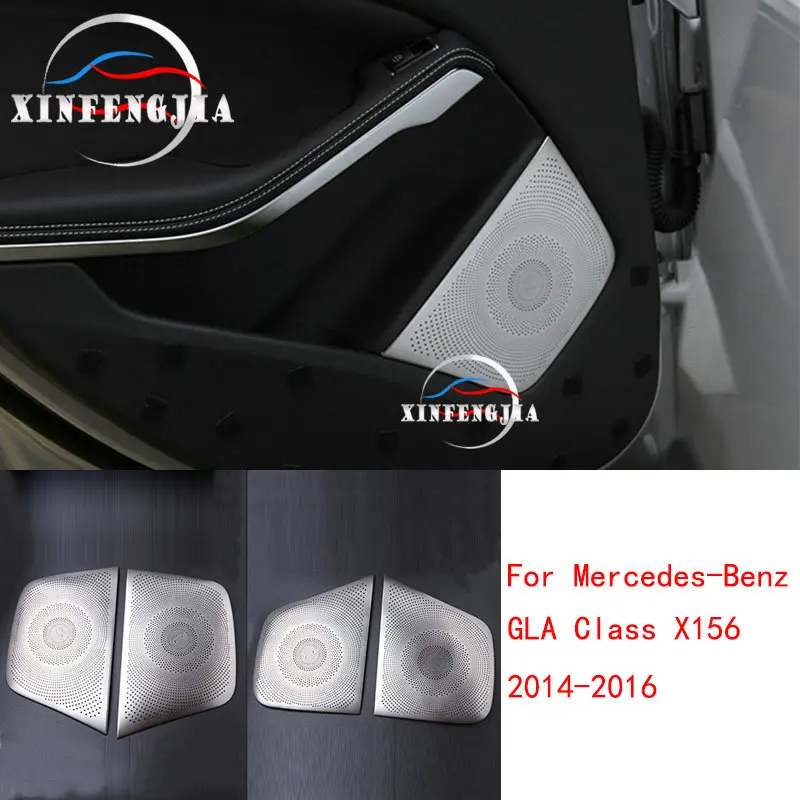 Для Mercedes-Benz CLA GLA A Class W176 X156 C117 13-16 Автомобильная дверь нижний динамик панель Крышка отделка - Название цвета: GLA Class