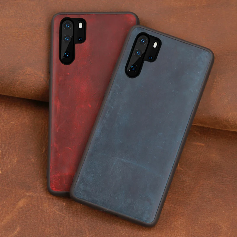 Чехол из воловьей кожи для телефона Huawei Pro P10 P20 P30 lite Mate 9 10 20 роскошный чехол Crazy Horse