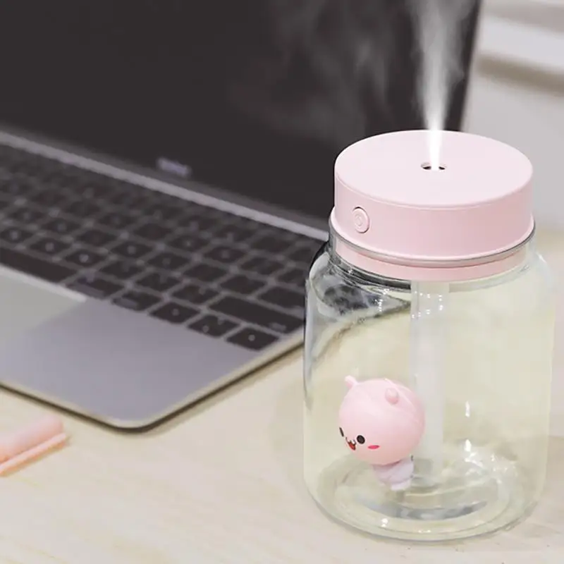 KBAYBO 400ML Candy Bottle USB Humidifier Cool Mist Maker Reduce Radiation Function Aromatherapy Household Air Purifier Gift | Бытовая