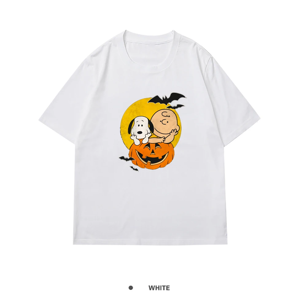 

Support Purchasing Halloween Print Woman T-shirts Oversized O Neck Top Tee Casual Grace T-shirt Fashion Anime Tshirts For Woman