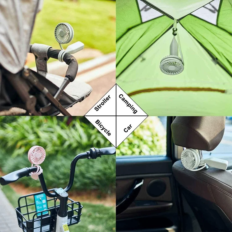 

Hands Free Portable Neck Fan Rechargeable Mini USB Personal Fan Small Desk Fan Handheld Fan