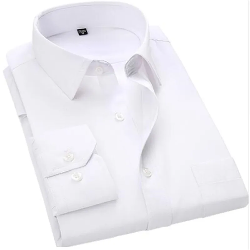 4XL 5XL 6XL 7XL 8XL большой размер мужская деловая Повседневная рубашка с длинными