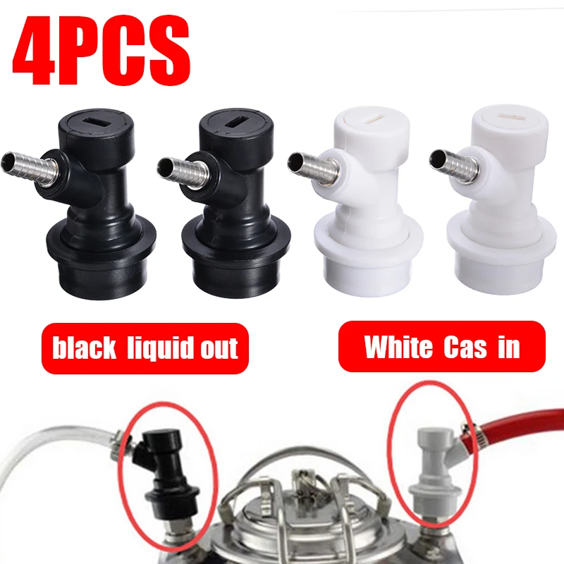 4 шт. бочонок для пива жидкость/газ соединитель шаровой замок домашний вина