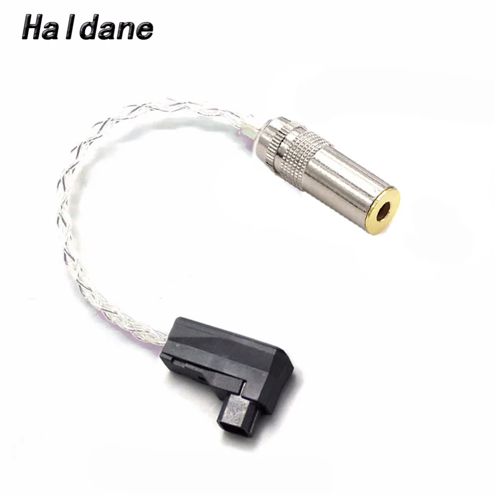 Haldane 4 Cores Silver Plated 4pin RSA/ALO Balanced Male to 4.4mm Balanced Female Audio Adapter Cable For SR71 SR71B RXMK3 SOLO