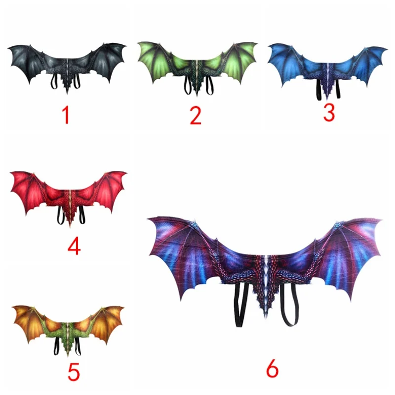 

X Non-Woven Fabric Lielike 3D Dragon Wing Halloween Mardi Gras Dragon Costume Cosplay Halloween Costume Set For Adult