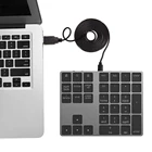 34 клавиши клавиатура цифровая клавиатура Проводная клавиатура мини цифровая клавиатура Для iMacMac ProMacBook AirPro ноутбук ПК