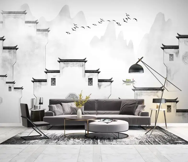 XUESU Customized wall coverings stylish personality TV background living room bedroom sofa | Обустройство дома