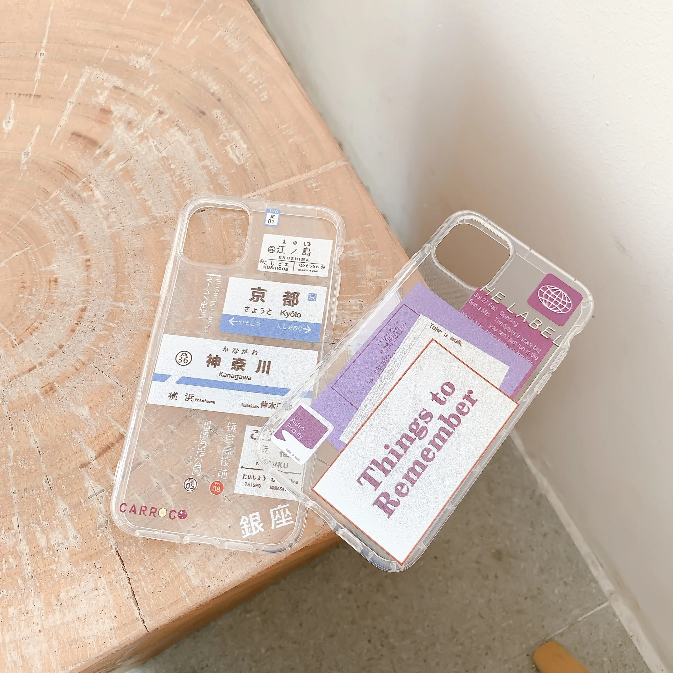 

Japanese Label Transparent Soft Tpu Back Cover For iPhone 11 Pro Max XS MAX X XR 8 7 6s 6 Plus SE 2020 Silicone Phone Case Coque