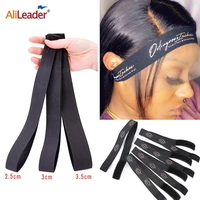 custom logo adjustable edge elastic headband nylon highest elastic band for wigs fixed material hair accessories