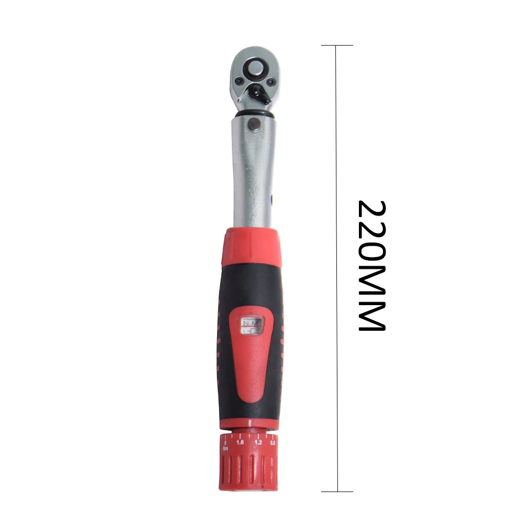 

1/4"DR Preset Bike Torque Wrench Set Bicycle Repair Tools Kit Ratchet Machanical Torque Spanner Manual Torque Wrench