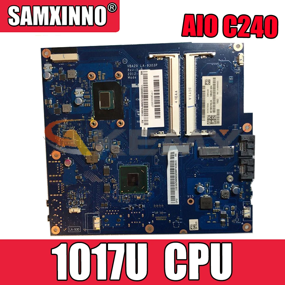 

Akemy VBA20 LA-9303P 90003557 For Lenovo AIO C240 all-in-one Computer Motherboard CPU 1017U DDR3 100% Test Work