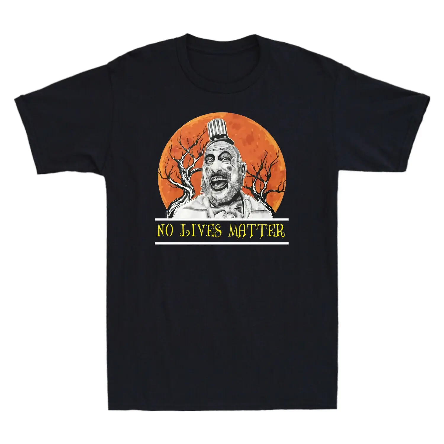 Мужская черная футболка с изображением героев мультфильма ужасы - купить по