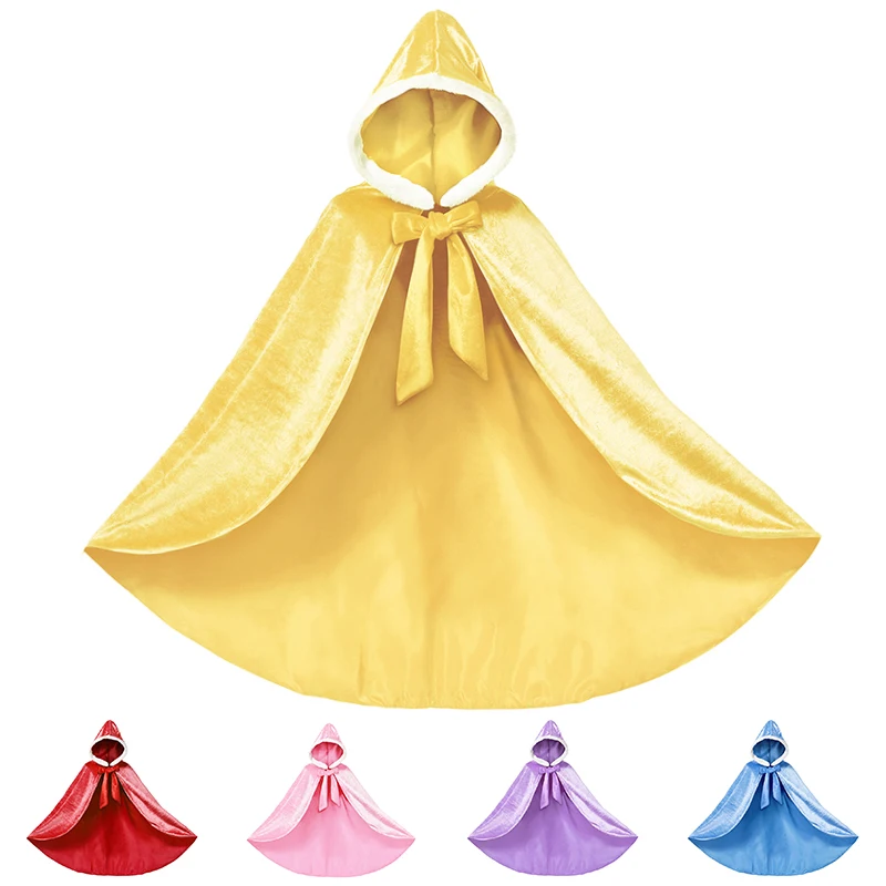 Накидка с капюшоном для девочек детская длиной 80-90 см |