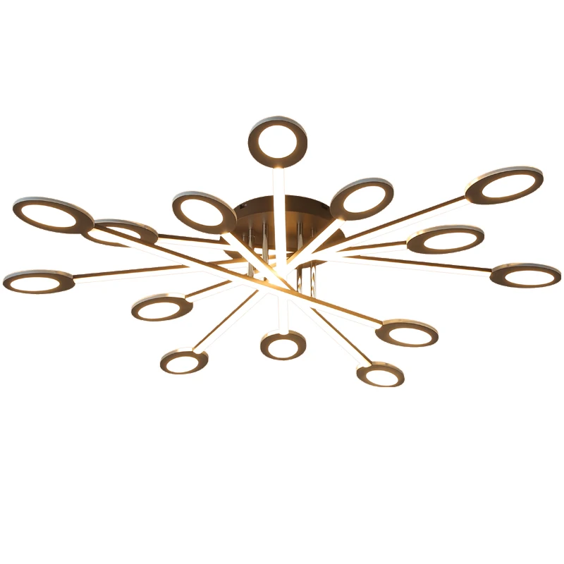 

Modern led ceiling lamp living room bedroom Nordic art design home 110V / 220V ceiling LED chandelier lighting equipment