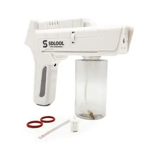 Дезинфекционный паровой нанопистолет, электростатический Аккумуляторный генератор тумана, ультратонкий аэрозольный водяной распылитель, в наличии на складе в США