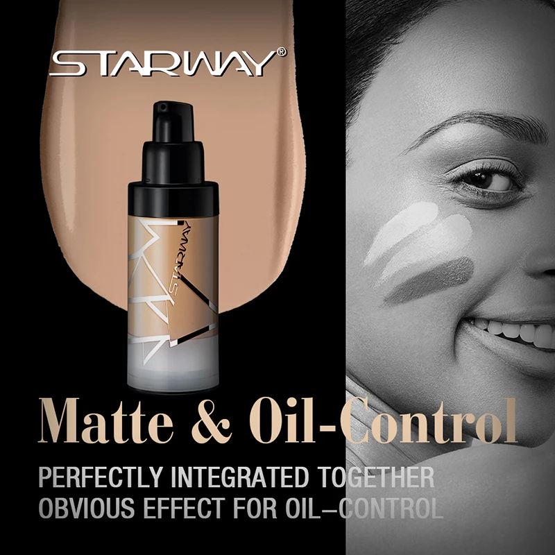 STARWAY Тональная основа 6 шт. крем для лица консилер водостойкий полное покрытие