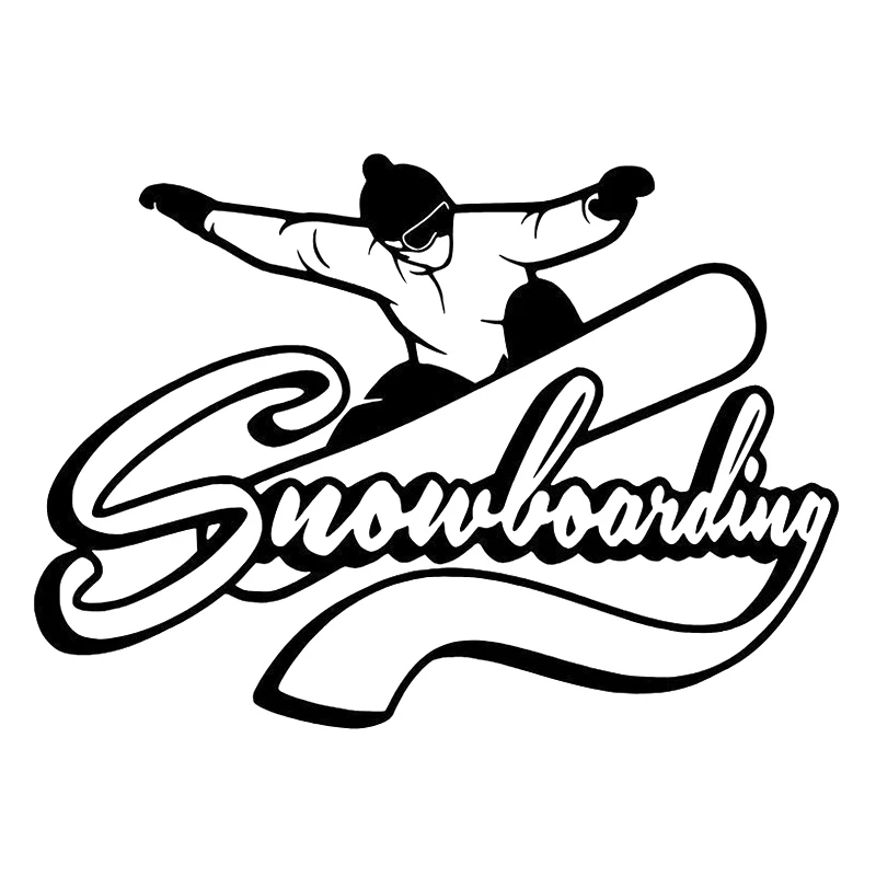 

16*11.4cm Car Sticker SNOWBOARDING MAN sticker vinyl decal Handsome And Cool decal sticker Marathon Runners Motorcycle