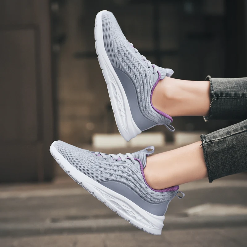 

Soft Bottom Sneakers Women 2021 New Breather Mesh Women Casual Shoes Slip-on Pink Sneakers Tennis Shoes Woman Zapatos De Mujer