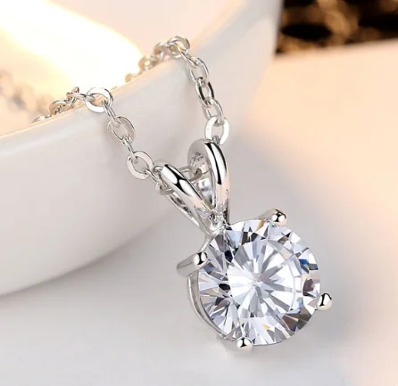Свадебное жемчужное циркониевое ожерелье VCC16 из стерлингового серебра 925 пробы, серьги, браслет для влюбленных с кристаллами
