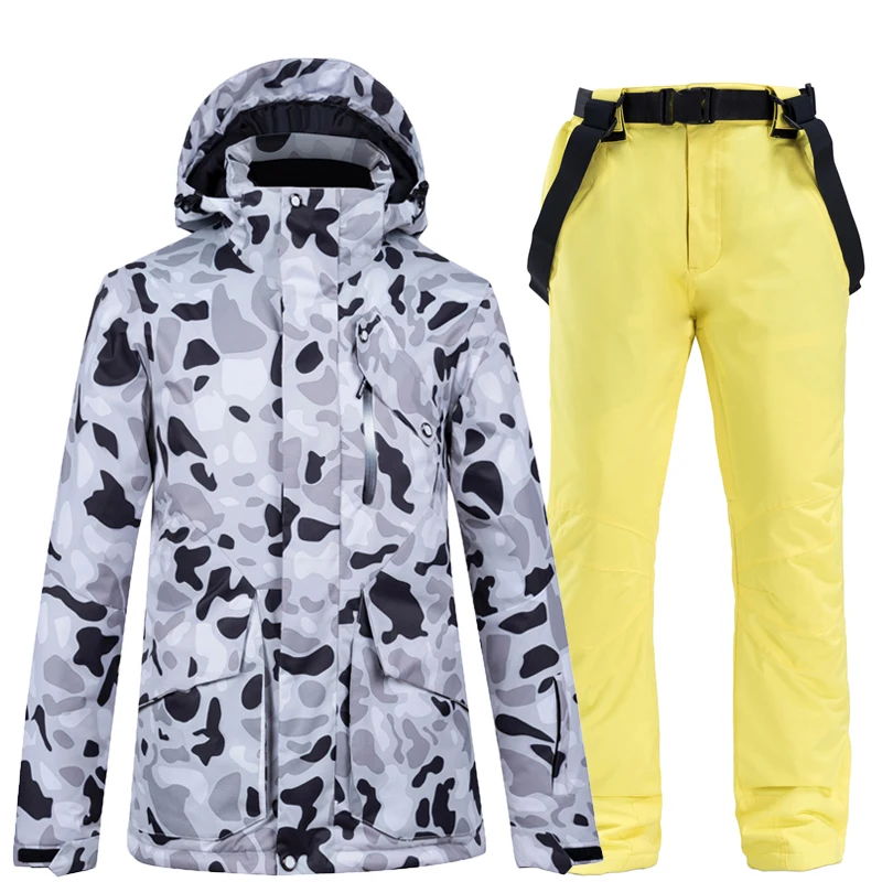 Женские лыжные костюмы новинка куртка и штаны для сноуборда комплекты
