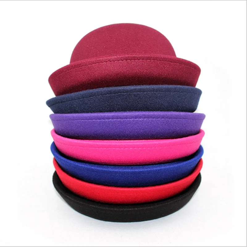 WZCX Dome однотонная Корейская версия женская джазовая шляпа весна-осень модная