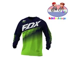 Новинка 2021, детская быстросохнущая Джерси для мотокросса, рубашка для горного велосипеда Downhil DH, одежда для мотоцикла MX, Джерси для горного велосипеда huup fox