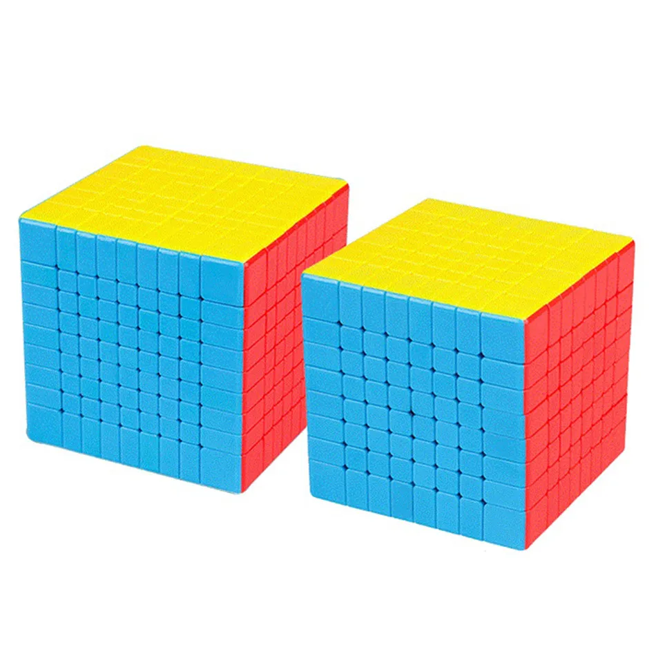 MOYU Meilong Magic Cube Без Наклейки 4x4 5x5 6x6 7x7 8x8 Кубик Рубика Скорость Головоломки Кубики