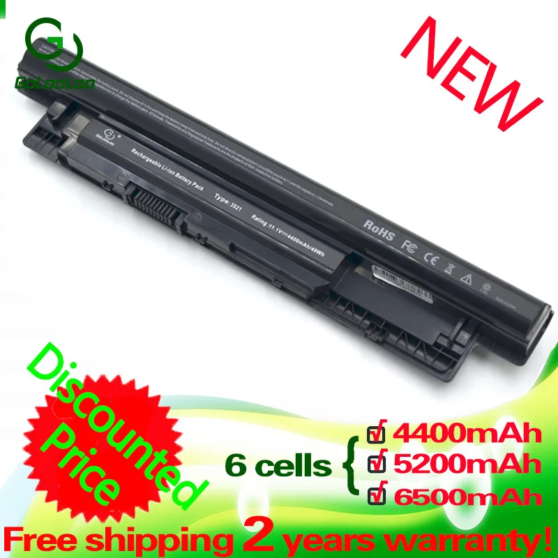 Golooloo 4400 MaH Батарея для Dell Vostro INSPIRON xcmrd 17R 5721 17 14R 5421 3421 VR7HM MR90Y 5521 3721 15R 2521 2421 15 3521