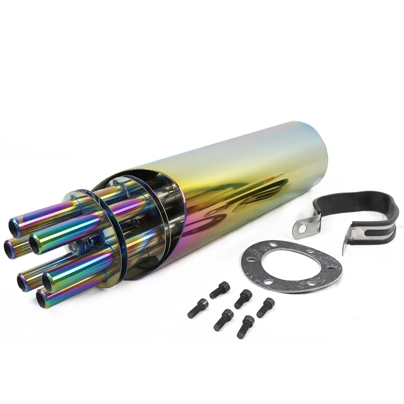 Универсальная Модифицированная выхлопная труба из нержавеющей стали для
