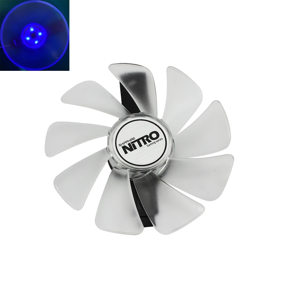 95 мм кабель без кабеля CF1015H12D/580/480 Sapphire RX580 RX480 RX570 VGA Графический вентилятор для NITRO
