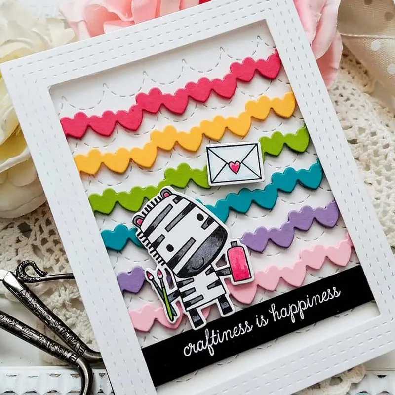 Металлические штампы для вырезания в форме сердца штамп украшения скрапбукинга