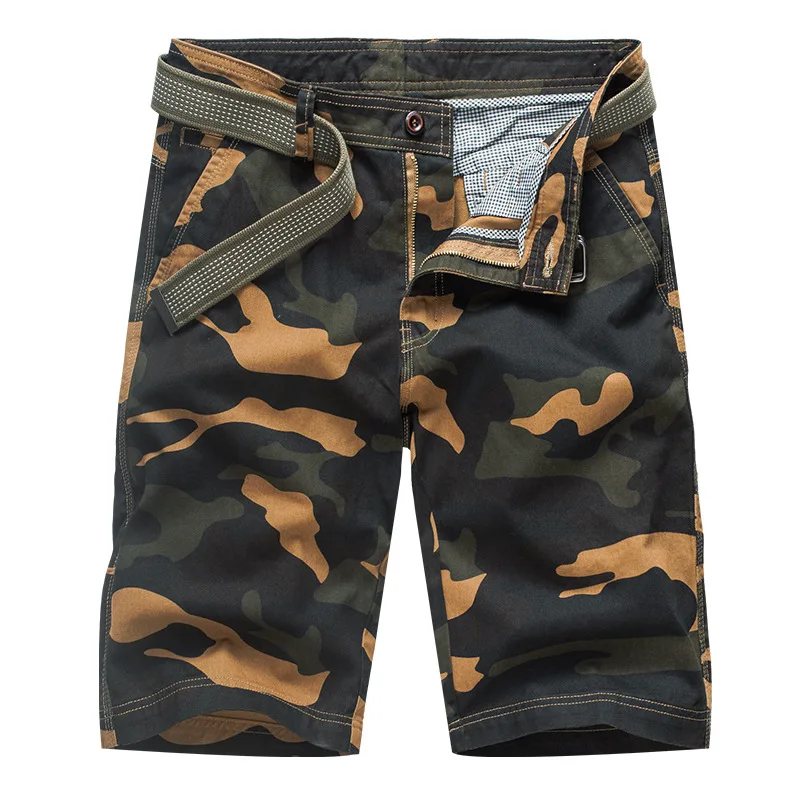 

Camouflage Mens Military Cargo Shorts 2021 Brand New Army Tactical Camo Shorts Men Cotton Loose Work Casual Short Pants