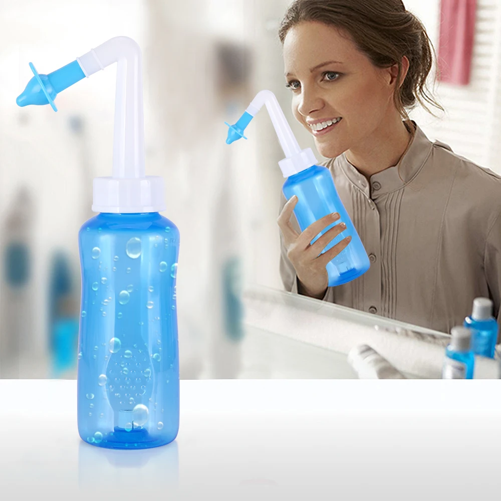 

500ML Neti Pot Nasal Wash Cleaner Nose Protector Moistens Nasal Irrigator Nozzle Cleaning Avoid Allergy Rhinitis Sinus Rinse