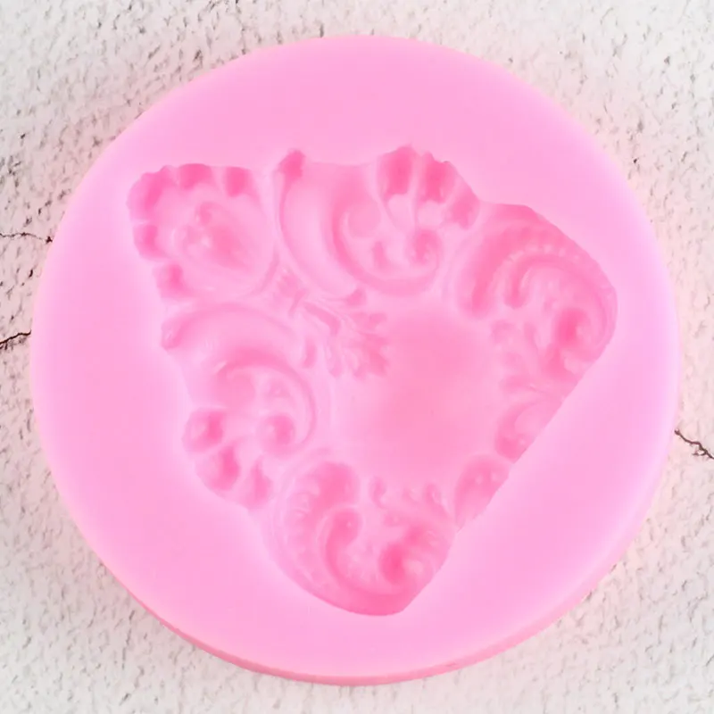 Рельефная силиконовая форма в стиле барокко|Пресс для глины| |