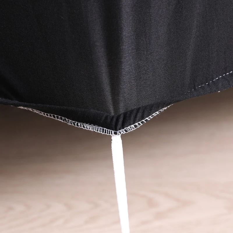 Новый продукт черный эластичный чехол для дивана из полиэстера с принтом Красной