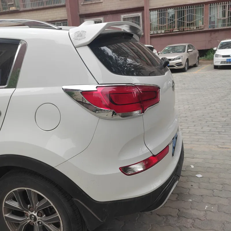 

Chrome Car Headlight Taillight Sticker Cover Moulding Trim for KIA SPORTAGE R 2015 2016 2017 Exterior Styling