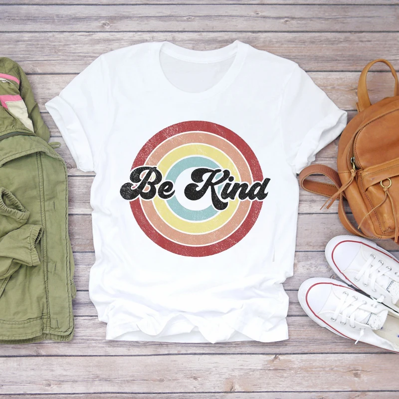 Женская футболка в полоску с надписью 90s женская модная коротким рукавом и