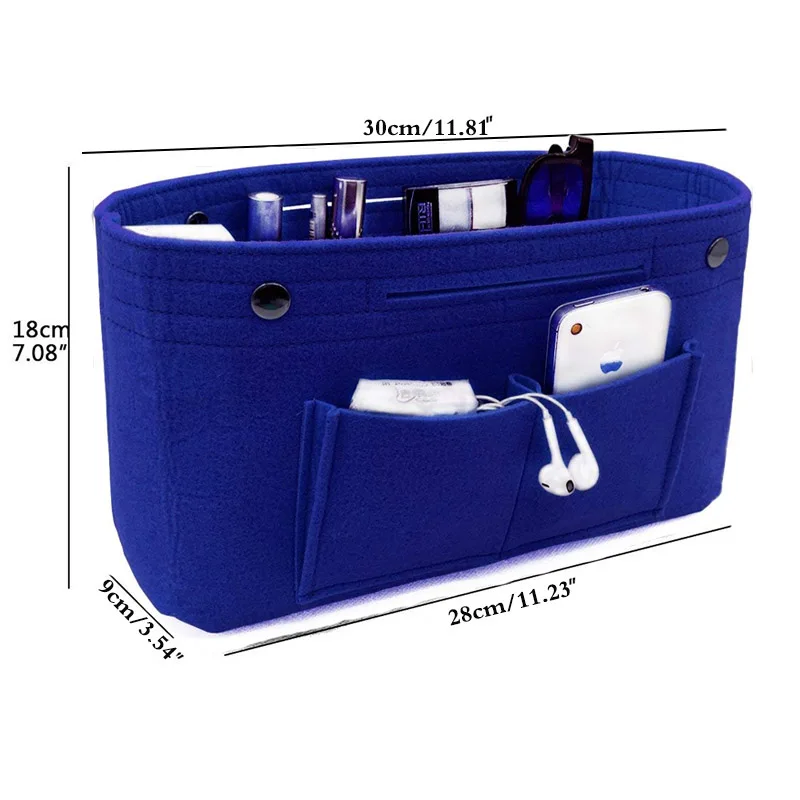 Женская сумка Obag войлочная ткань внутренняя женская модная с множеством